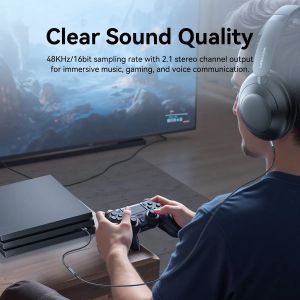 Vention USB Sound card 1-Port 0.25M Gray - CVFHC