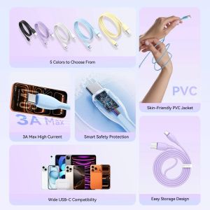 Vention USB 2.0 A Male to C Male 3A 0.25M Black - CTWBC