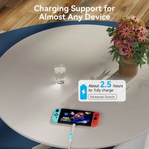 Vention Кабел USB 2.0 Type-C to Type-C - 1M White 3A Fast Charge - TAXWF