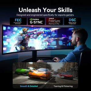 Vention Cable - Display Port v2.1 DP M / M Black 16K@60Hz, 1M - HGBHF