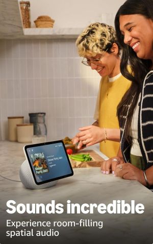 Смарт дисплей Amazon Echo Show 8 (Gen 4), 8'', 3D-audio, бял