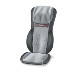 Massager Beurer MG 295 HD 3D Shiatsu seat cover black, 3D back massage, 2 rotating Shiatsu neck massage, Movement along the spine, 3 individually selectable massage areas, 2 speed settings, Leather-effect surface washable PU, Washable mesh cover for neck 
