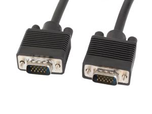 Кабел Lanberg VGA M/M cable 1.8m dual-shielded, 2x ferrite, black