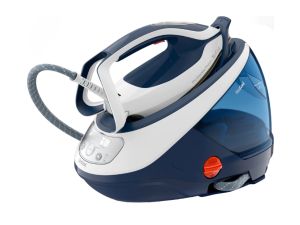 Steam generator TEFAL GV9221E0 ProExpress Protect, blue, 2600W, electronic temp settings, 7.6bars, 140g/min, steam boost 550g/min, Durilium Airglide Autoclean Ultra Thin soleplate, AD, AO, removable water tank 1.8L, calc collector, lock system, fast heat 