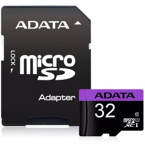 Памет Adata 32GB MicroSDHC UHS-I CLASS 10 (1 adapter)