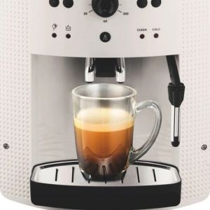 Coffee machine Krups EA810570, Espresseria Automatic Manual, Coffee machine, 1450W, 15 bar, white