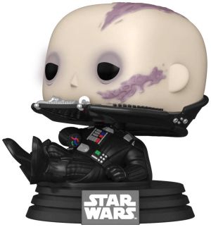 Figurina Funko Pop! Disney Star Wars: Return of the Jedi 40th - Darth Vader Unmasked, Bobble-Head