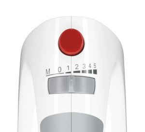 Mixer Bosch MFQ3540, Hand mixer, 450 W, 5 speeds plus turbo function, White-gray