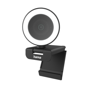Hama Webcam with "C-850 Pro" Ring Light, 139989