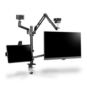 Suport monitor HAMA Streaming, 4 brate, reglabil pe inaltime, pivotant