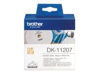BROTHER P-Touch DK-11207 die-cut CD / DVD label film diameter 58mm 100 labels