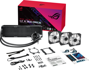 CPU Water Cooler ASUS ROG STRIX LC II 360 ARGB, AIO