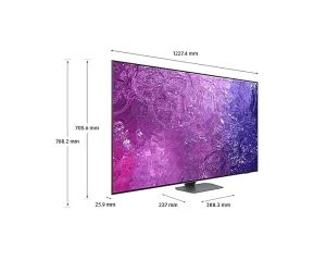 TV Samsung 65'' 65QN90C 4K NEO QLED, SMART, 120 Hz, Bluetooth 5.2, Wi-Fi 5, 4xHDMI 2.1, 2xUSB, Silver