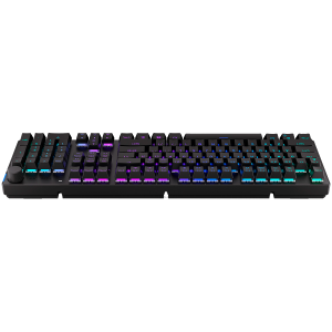 Endorfy Thock Wireless Red Gaming Keyboard, Kailh Box Red Mechanical Switches, Double Shot PBT Keycaps, Volume Wheel, ARGB, Hot-swappable switches, Connections: BT/2.4GHz/USB, 2 Year Warranty