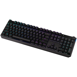 Endorfy Thock Wireless Red Gaming Keyboard, Kailh Box Red Mechanical Switches, Double Shot PBT Keycaps, Volume Wheel, ARGB, Hot-swappable switches, Connections: BT/2.4GHz/USB, 2 Year Warranty