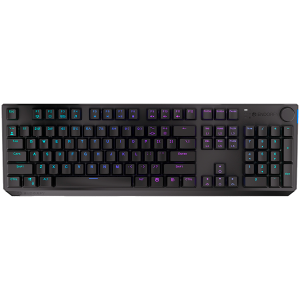 Endorfy Thock Wireless Red Gaming Keyboard, Kailh Box Red Mechanical Switches, Double Shot PBT Keycaps, Volume Wheel, ARGB, Hot-swappable switches, Connections: BT/2.4GHz/USB, 2 Year Warranty