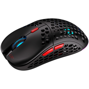 Endorfy LIX Plus Wireless Gaming Mouse, PIXART PAW3370 Optical Gaming Sensor, 19000DPI, 69G Lightweight design, KAILH GM 8.0 Switches, 1.6M Paracord Cable, PTFE Skates, ARGB lights, 2 Year Warranty