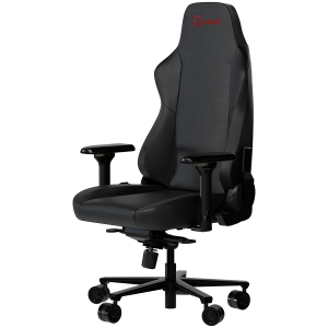 LORGAR Embrace 533, Gaming chair, PU eco-leather, 1.8 mm metal frame, multiblock mechanism, 4D armrests, 5 Star aluminum base, Class-4 gas lift, 75mm PU casters, Black