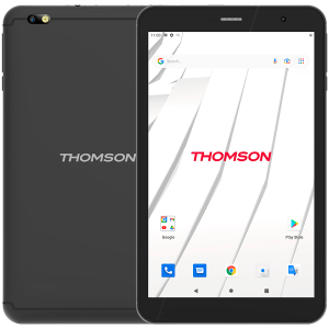 THOMSON TEO8 LTE, 8-inch (1280X800) HD display, Quad Qore SC9832E, 2 GB RAM, 32 GB ROM, 1xNANO SIM, 1xMicroSD, 1xMicroUSB, 2.0MP front camera, 5.0MP rear camera, WiFi AC, 4G LTE, BT 4.0, 4000mAh 3.8V battery, Plastic/Black, Android 13Go Edition