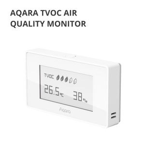 Aqara TVOC Air Quality Monitor: Model No: AAQS-S01; SKU: AS029GLW02