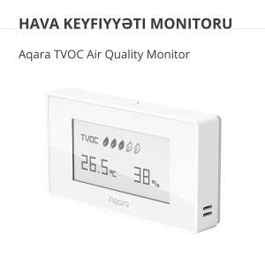 Aqara TVOC Air Quality Monitor: Model No: AAQS-S01; SKU: AS029GLW02