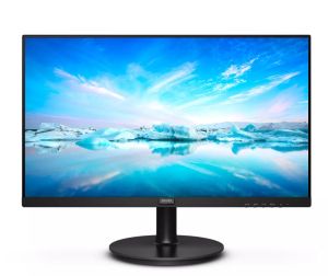 Monitor LED Philips 221V8/00 , V-line, 21.5" 1920x1080 at 75Hz, 16:9, VA, 4000:1, 4ms, 200nits, 178/178, Anti-glare, 3H, Black, Tilt, Bezel Less VESA, VGA , HDMI, 3 Years