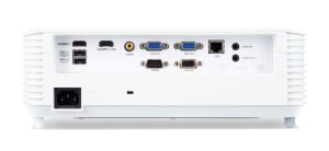 ACER S1386WHn short throw DLP projector WXGA 1280x800 3600ANSI 2880 Eco 20000:1 32dB 24dB Eco HDMI MHL D-Sub RJ45 Composite Audio