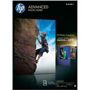 HP original Q5456A Advanced glossy photo paper Ink cartridge 250g/m2 A4 25 sheets 1-pack