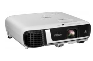 Мултимедиен проектор Epson EB-FH52, Full HD 1080p (1920 x 1080, 16:9) 240Hz Refresh, 4 000 ANSI lumens, 16 000:1, VGA, HDMI, USB, WLAN, Speakers, 36 months, Lamp: 36 months or 1 000 h, White