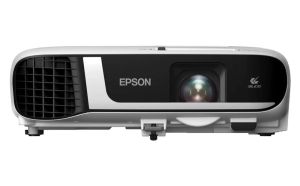 Мултимедиен проектор Epson EB-FH52, Full HD 1080p (1920 x 1080, 16:9) 240Hz Refresh, 4 000 ANSI lumens, 16 000:1, VGA, HDMI, USB, WLAN, Speakers, 36 months, Lamp: 36 months or 1 000 h, White