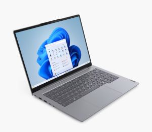 Лаптоп Lenovo ThinkBook 14 G7 Intel Core Ultra 5 125U (up to 4.3GHz, 12MB), 16GB DDR5-5600, 512GB SSD, 14" WUXGA (1920x1200) IPS AG, Intel Graphics, 1080p&IR Cam, Backlit KB, 3 cell, WLAN, BT, FPR, Win11Pro, 3Y CCI