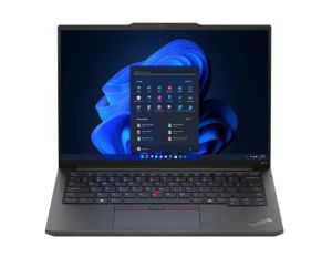 Лаптоп Lenovo ThinkPad E14 G6 Intel Core Ultra 5 125U (up to 4.3GHz, 12MB), 16GB DDR5 5600, 512GB SSD, 14" WUXGA (1920x1200) IPS AG, Intel Graphics, FHD&IR Cam, Backlit KB, Black, WLAN, BT, 3 cell, FPR, DOS, 3Y Onsite