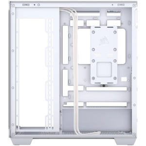 Turn mediu din sticlă temperată Corsair 3500X, alb, EAN: 0840006686040