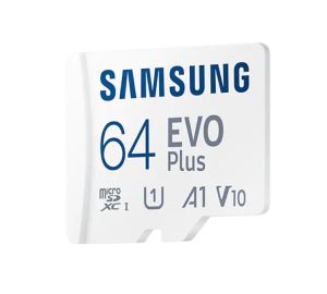 Памет Samsung 64GB micro SD Card EVO Plus with Adapter, Class10, Transfer Speed up to 130MB/s