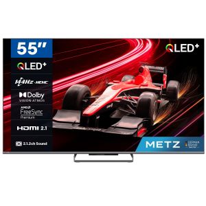 TV METZ 55MQE8000Z, 55 inchi (139 cm), QLED UHD Google TV, Dolby Vision, 144 Hz