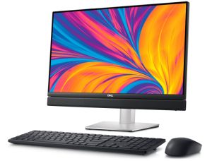 Настолен компютър - всичко в едно Dell OptiPlex 7420 AIO, Intel Core i7 14700 vPro (33MB cache, 20 cores, up to 5.3GHz), 23.8" FHD (1920x1080) IPS AG, 1X16GB, DDR5 5600, 512GB SSD PCIe M.2, Intel Graphics, Adj Stand, FHD Cam and Mic, WiFi 6E+BT, BG Wirele