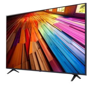 Телевизор LG 75UT80003LA, 75" 4K UltraHD TV 4K (3840 x 2160), DVB-T2/C/S2, webOS 24 Smart TV, ThinQ AI, Alpha 5 AI 4K Gen7, WiFi, HDR10 pro, HLG, ALLM/HGiG, AI Upscaling, AI Sound(Virtual 9.1.2 Up-mix), AirPlay, Quick Card, HDMI eARC, CI, LAN, USB, Blueto