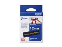 BROTHER P-Touch 12mm black/gold ribbontape