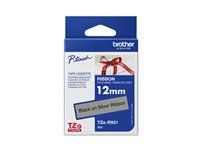 BROTHER P-Touch 12mm light grey/gold ribbon tape