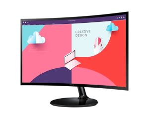 Monitor Samsung 24C364 24" Curved, LED IPS, 75 Hz, 4ms, 1920x1080, 250cd/m2, D-Sub, HDMI, Black