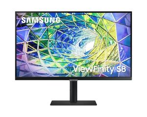 Монитор Samsung 27A800 , 27" IPS LED, 60 Hz, 5 ms GTG, 3840x2160, 300 cd/m2, 1000:1, HDR 10, Eye Saver Mode, Flicker Free, PBP, PIP, Display Port 1.2, HDMI 2.0, 3xUSB 3.0, USB-C, Headphone Jack, 178°/178°, Black