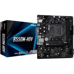 ASROCK MB (AM4, B550, 2xDDR4,1xPCIe x16,1xPCI Ex1, 6xSATA3, M.2, DP, HDMI, DVI, USB 3.2) ATX