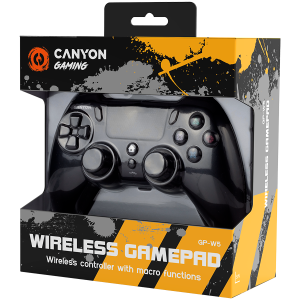 CANYON gamepad GP-W5 PS4 Wireless Black