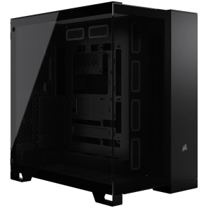 Turn mediu din sticlă temperată Corsair 6500X, negru, EAN: 0840006664697
