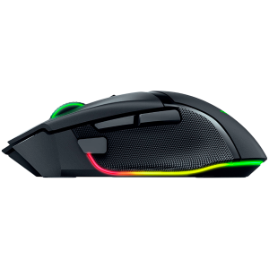 Razer Basilisk V3 Pro - Mouse de gaming fără fir ergonomic, Razer HyperSpeed Wireless, Bluetooth, cablu Speedflex USB tip C, Razer Chroma RGB, Senzor optic Focus Pro 30K, 30000DPI, comutatoare pentru mouse optice Gen-3, roată de înclinare Razer HyperScrol