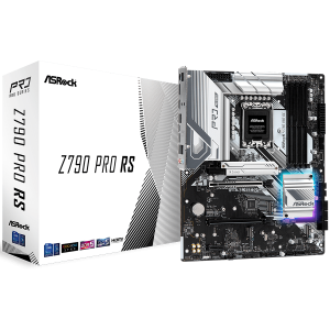 ASROCK MB Desktop Z790 Pro RS (S1700, 4x DDR5, 1x PCIe 5.0 x16, 1x PCIe 4.0 x16, 2x PCIe 3.0 x1, 4x Hyper M.2 PCIe Gen4x4, 8x SATA3 6.0 Gb/s, 2x USB-C, 6x USB 3.2 , 6x USB 2.0, 1x RJ-45 2.5GB Lan, 1x HDMI, 1x DP, ATX