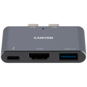 CANYON hub DS-1 3in1 Thunderbolt 3 Space Grey