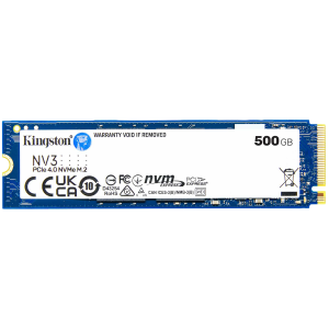 Kingston SSD 500GB NV3 M.2 2280 PCIe 4.0 NVMe SSD, EAN: 740617344806