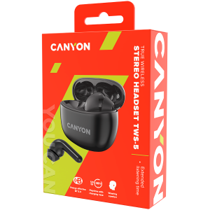 CANYON headset TWS-5 Black