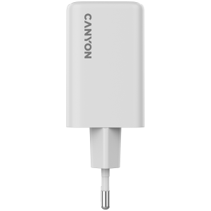 CANYON charger CU65ACC GaN 65W 2xPD 1xQC EU White